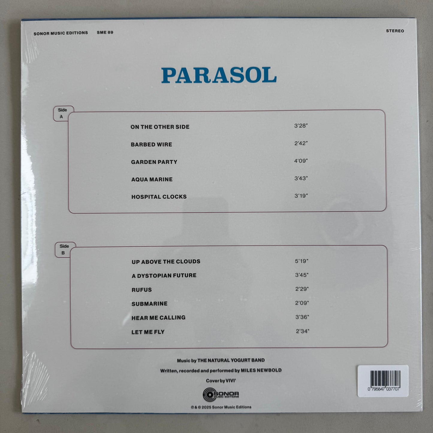 The Natural Yoghurt Band - Parasol LP