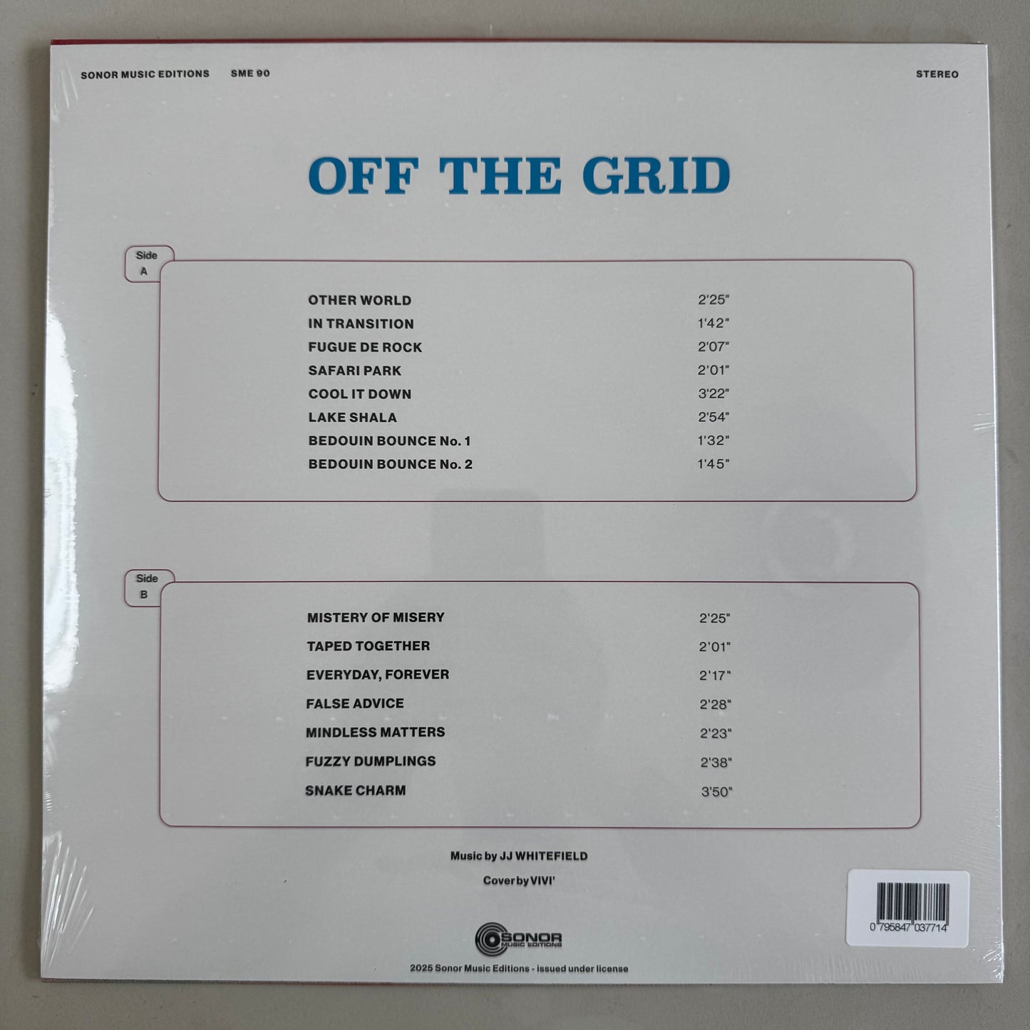 JJ Whitefield - Off The grid LP