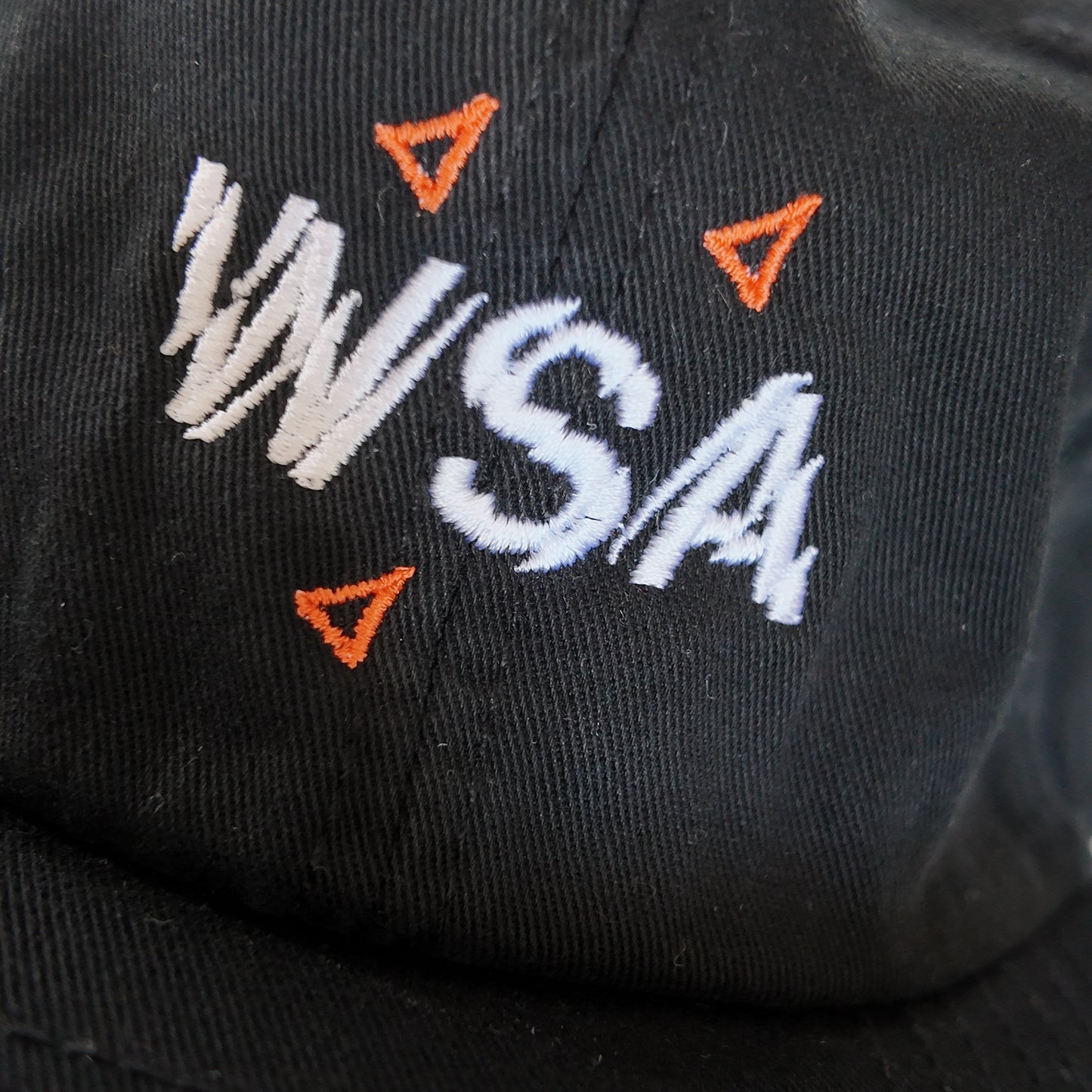 WSA black logo cap