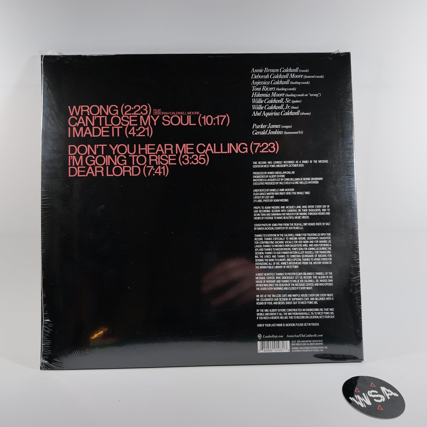 Annie & The Caldwells - Can't lose (My Soul) LP