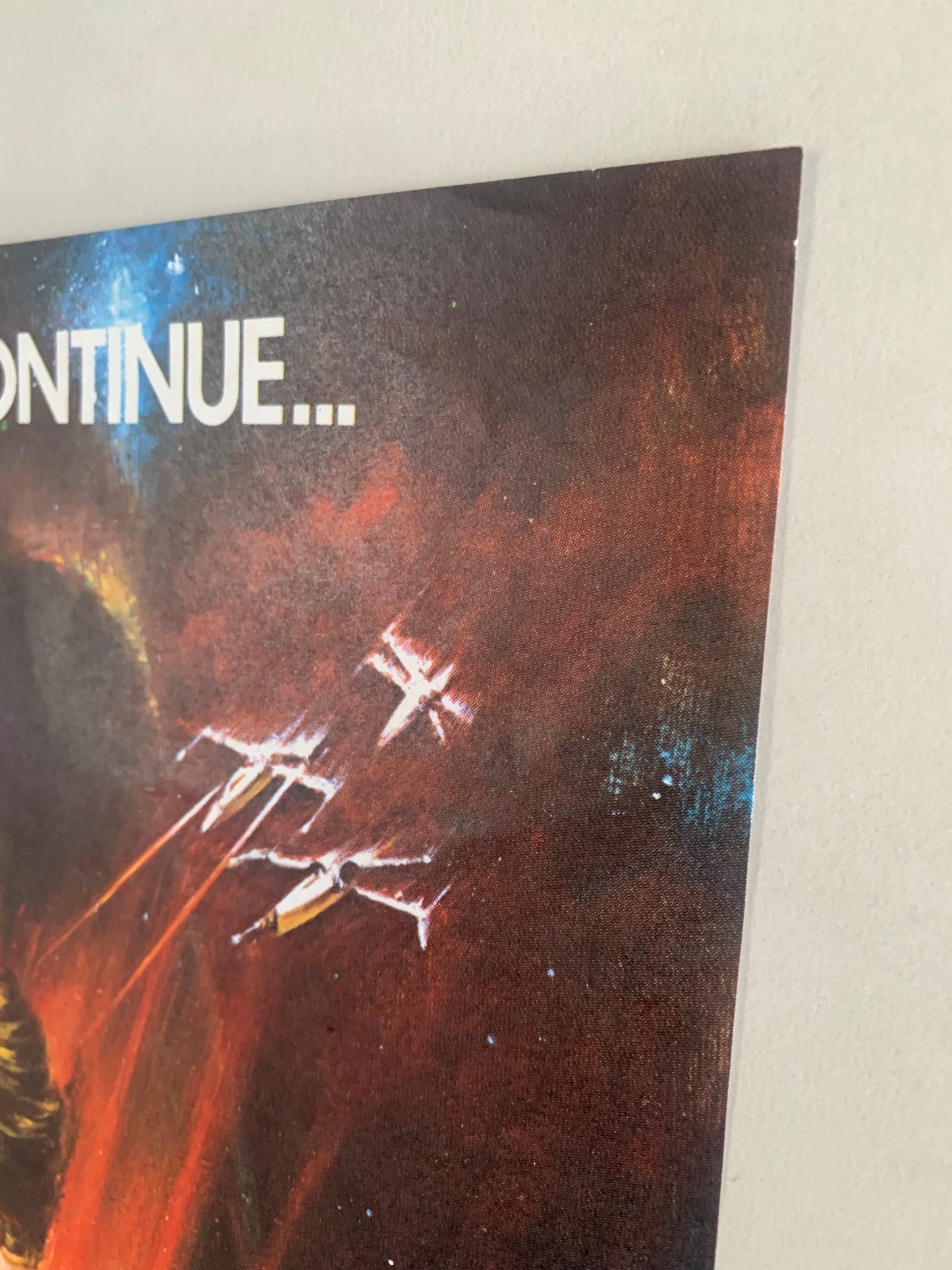 Star Wars: The Empire Strikes Back 1981 Poster, France, 20.5 x 15 inches folded