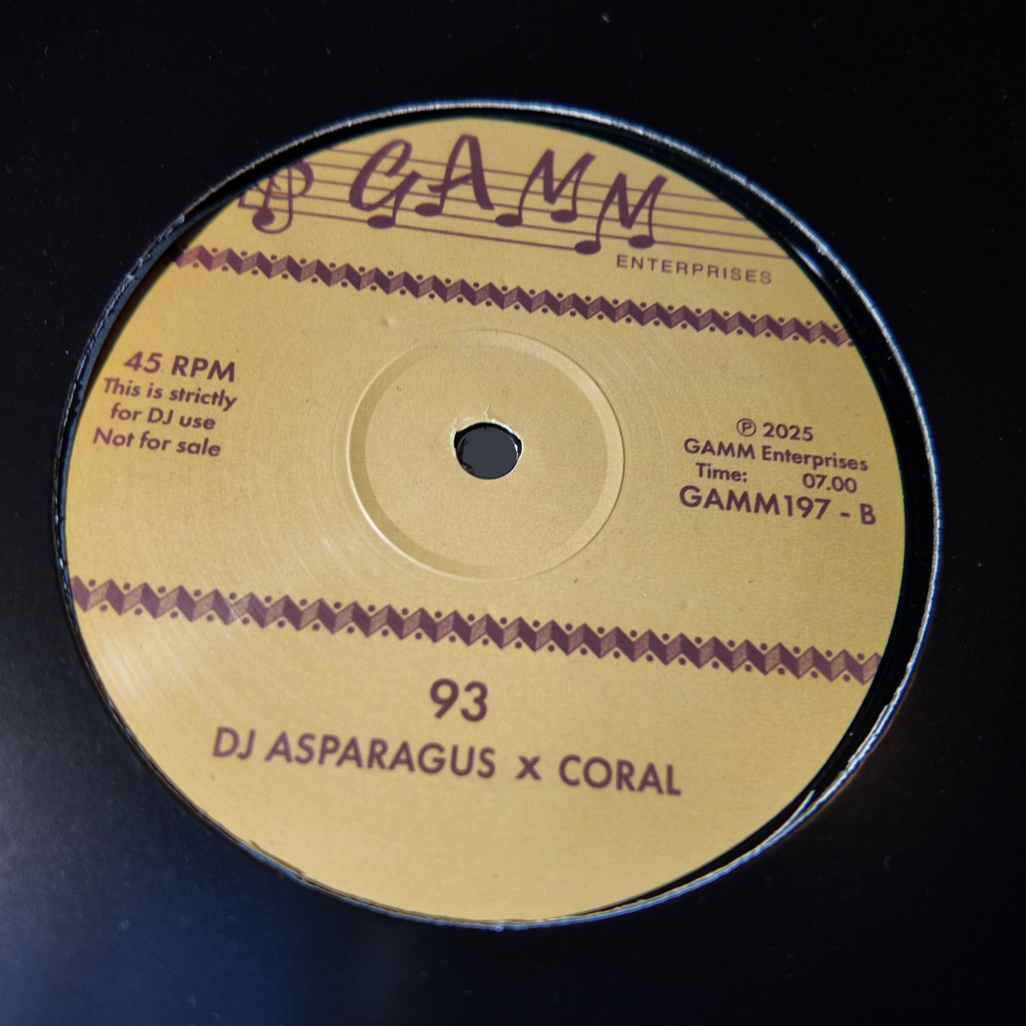 Dj Asparagus x Coral - 93/500 12 inch