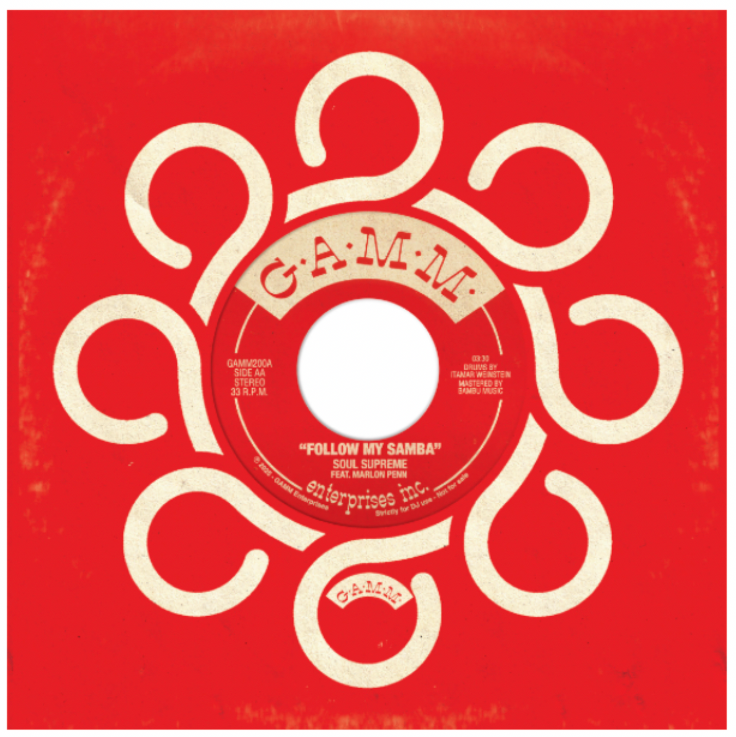 Follow Me / Follow My Samba Soul Supreme 7 inch Preorder