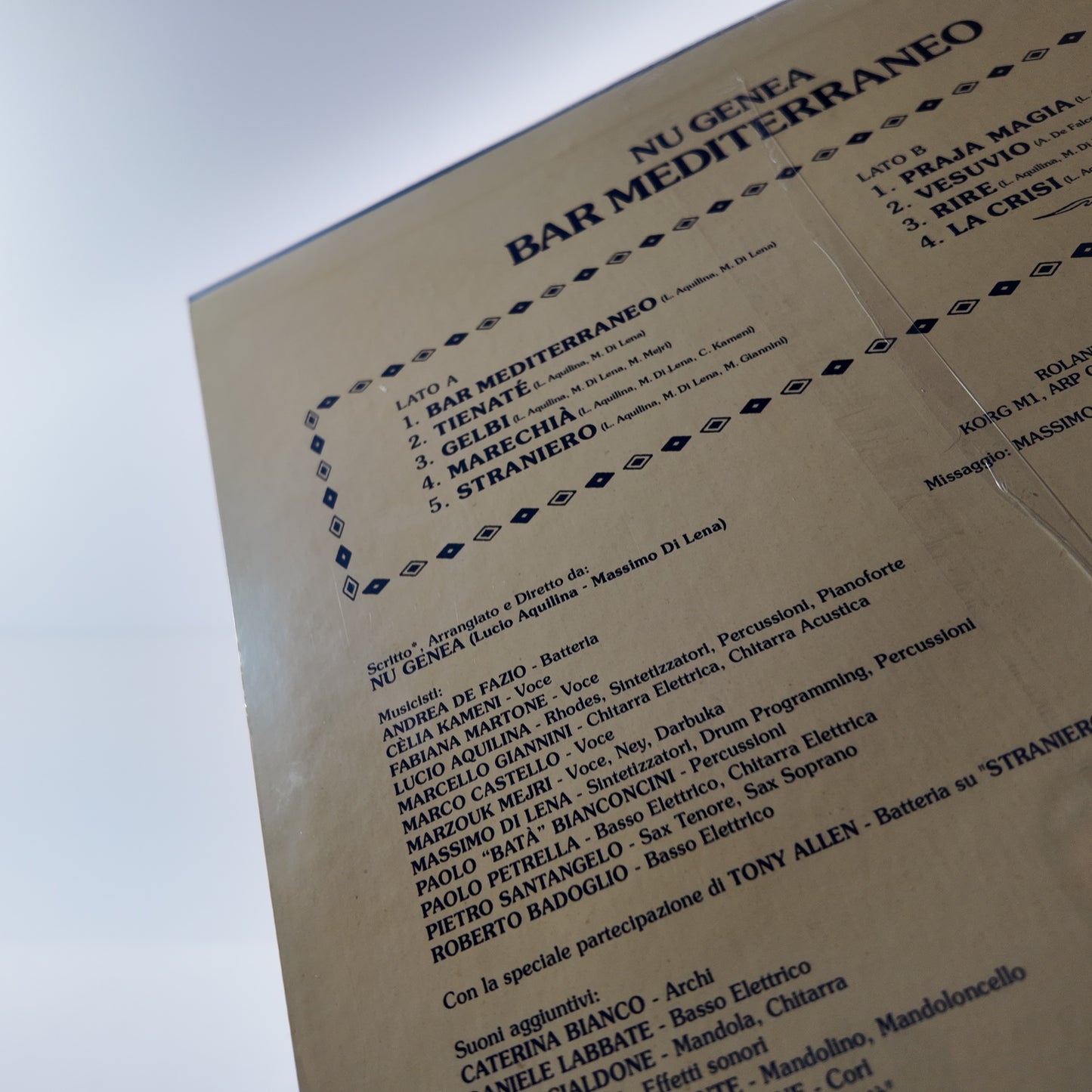 Nu Genea - Bar Mediterraneo LP