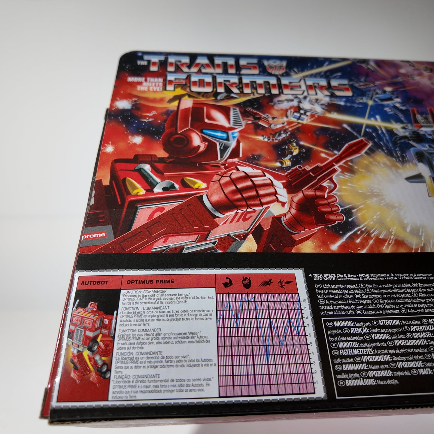 Supreme x Tranformers Optimus Prime