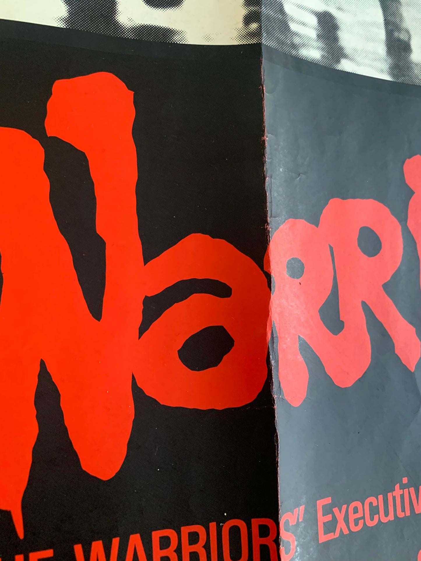 THE WARRIORS Poster UK British QUAD, 1979, rare 30x40 inches