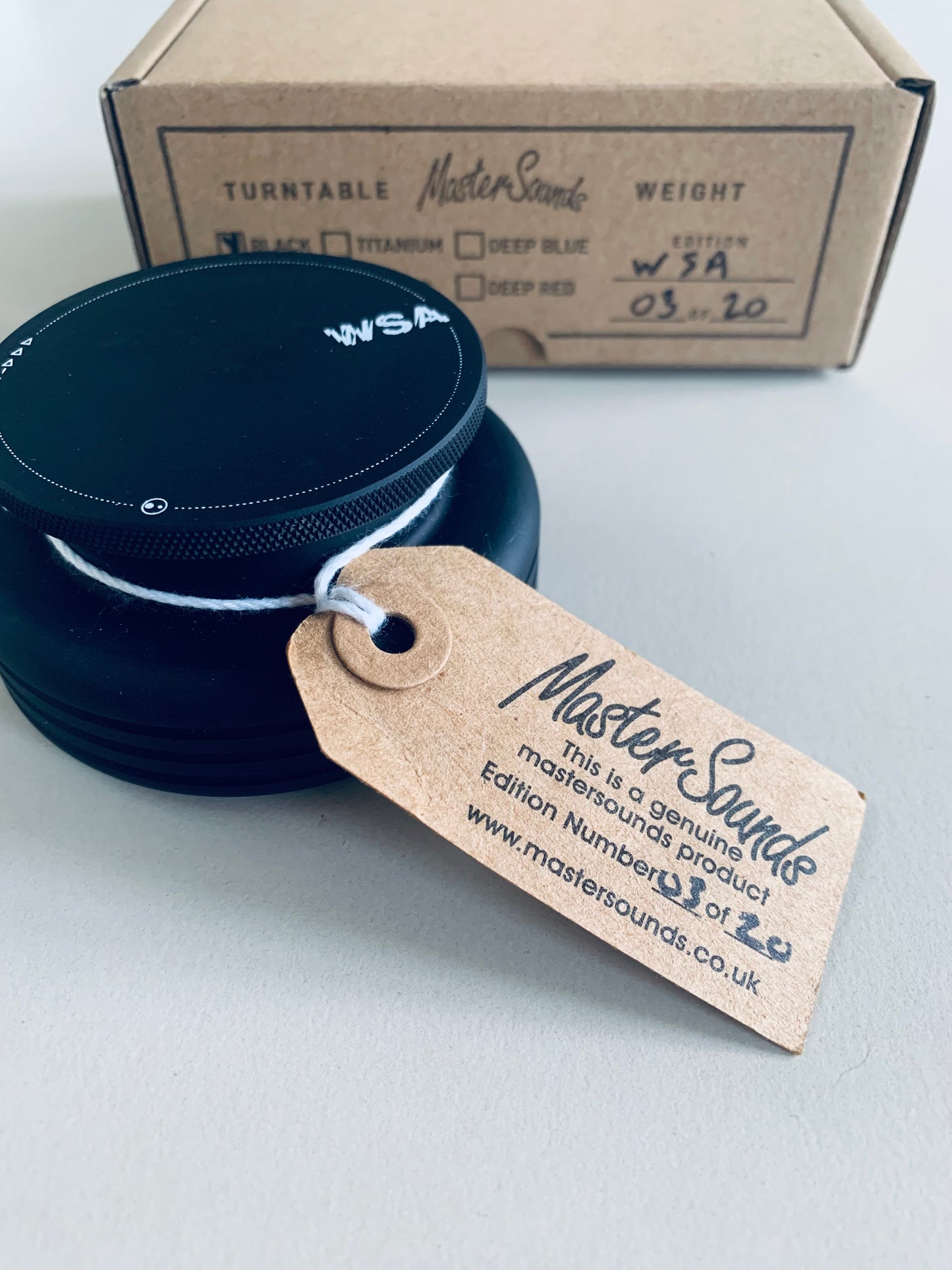 WSA x Mastersounds Turntable weight