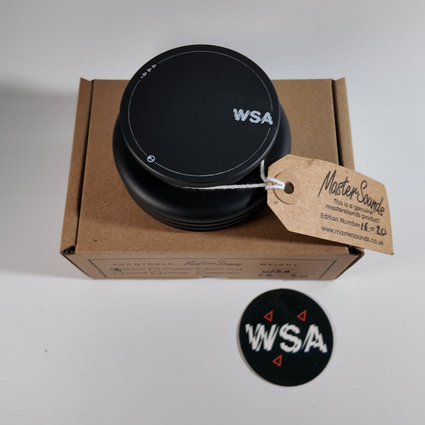 WSA x Mastersounds Turntable weight