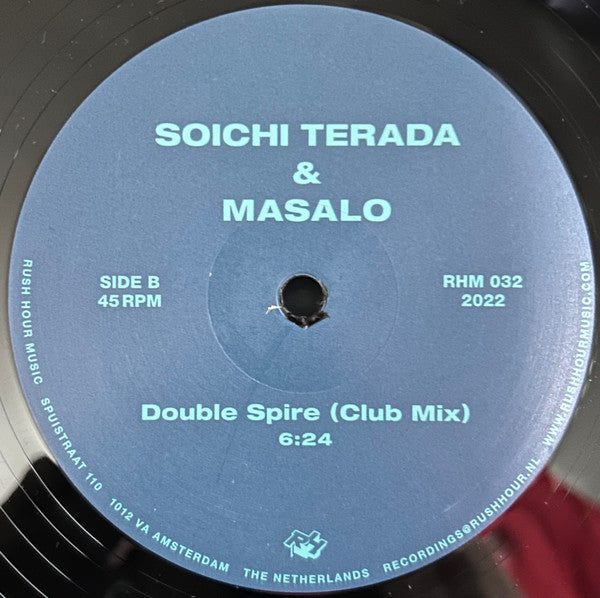 Soichi Terada & Masalo : Diving Into Minds / Double Spire (12")