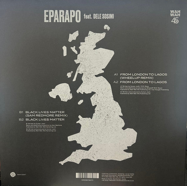 Eparapo Feat. Dele Sosimi : From London To Lagos (12")