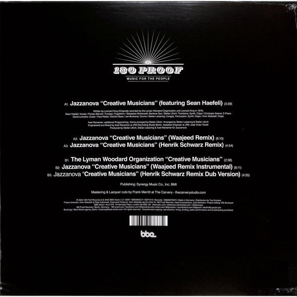Jazzanova / The Lyman Woodard Organization : Creative Musicians (Waajeed & Henrik Schwarz Remixes) (12")