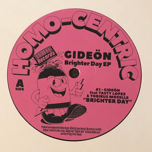 GIDEÖN : Brighter Day EP (12", EP, Ltd)