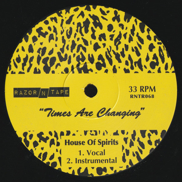 Tom Noble (3) Presents: House Of Spirits (2) : Times Are Changing (12")