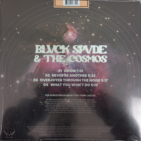 Blvck Spvde and the Cosmos : Overjoyed Through The Noise (12", Album, Cos)