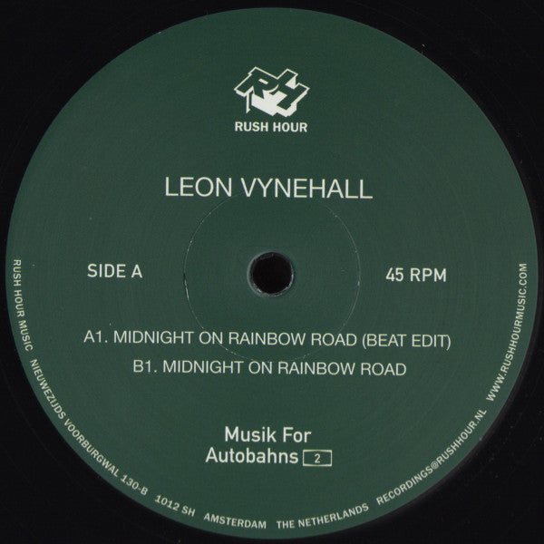 Leon Vynehall : Midnight On Rainbow Road (12")