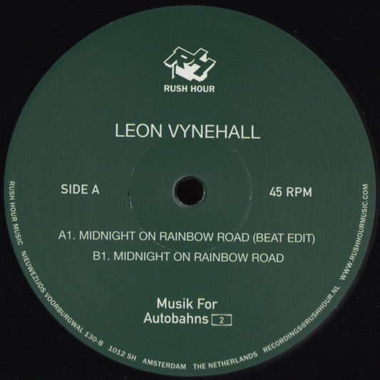 Leon Vynehall : Midnight On Rainbow Road (12")