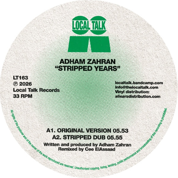 Adham Zahran - Stripped Years EP
