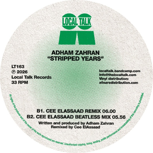 Adham Zahran - Stripped Years EP