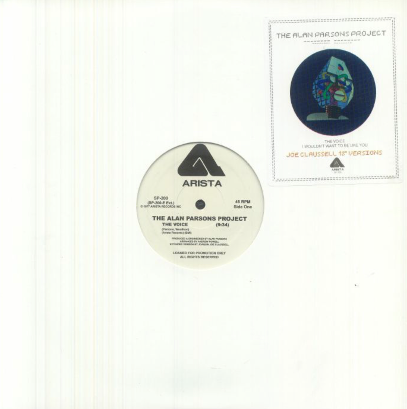 Alan Parson's Project - The Voice (Joe Claussell Edit)