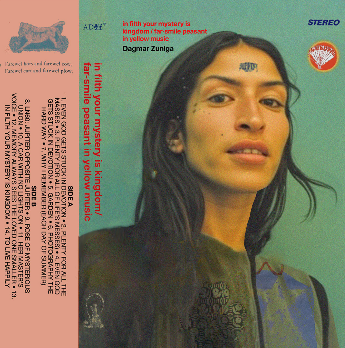 Dagmar Zuniga’s In Filth your mystery is kingdom / Far-smile peasant in yellow music LP