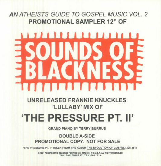 Sounds of Blackness - The Pressure (Frankie Knuckles Lullaby Mix)