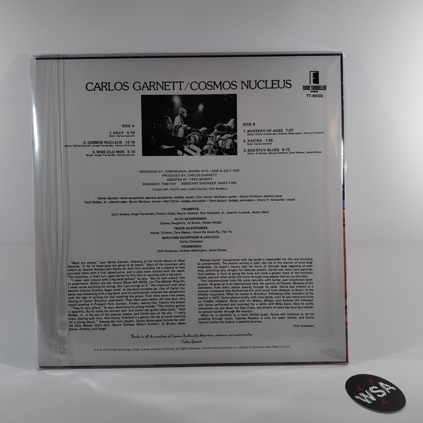 Carlos Garnett - Cosmos Nucleus LP
