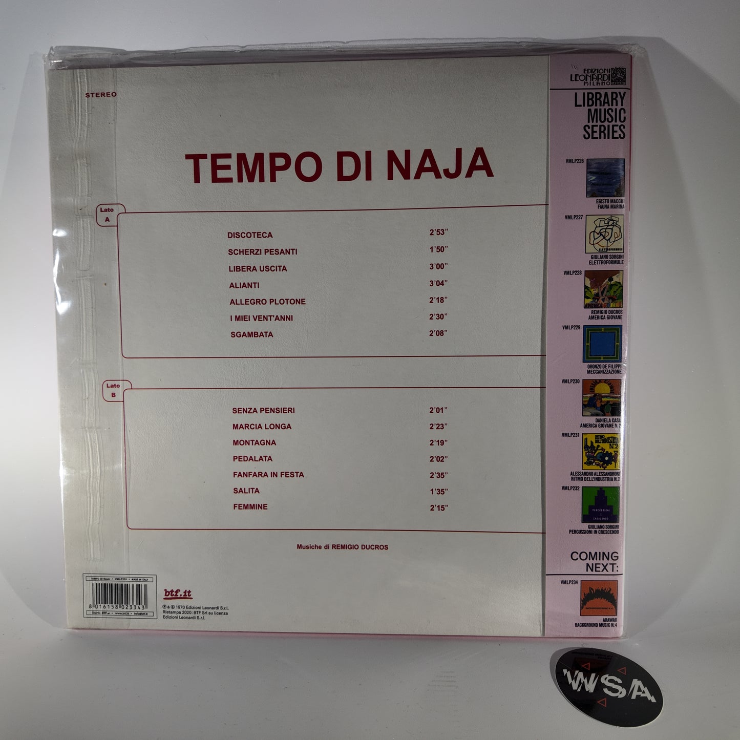 Remigio Ducros - Tempo Di Naja LP