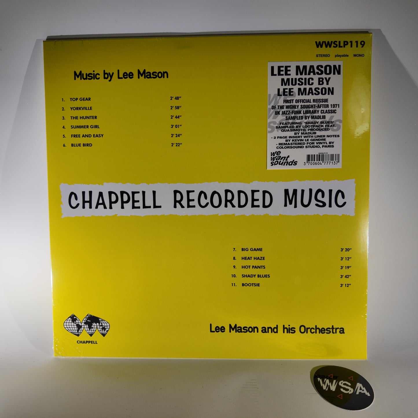 Lee Mason - Music By Lee Mason LP