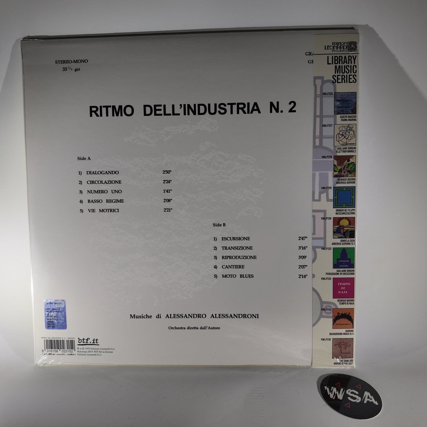 Alessandro Alessandroni - Ritmo Dell'industria No.2 LP