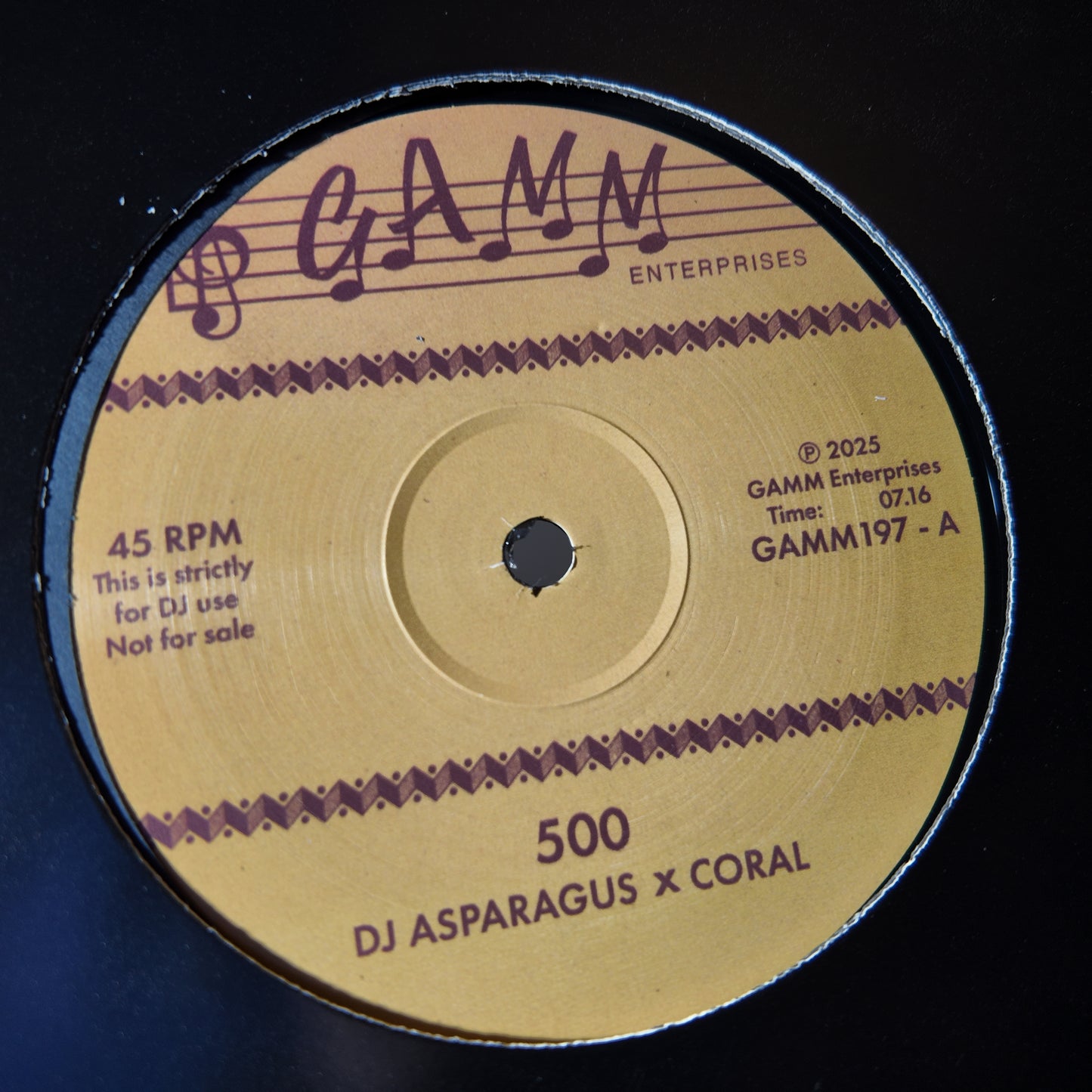 Dj Asparagus x Coral - 93/500 12 inch