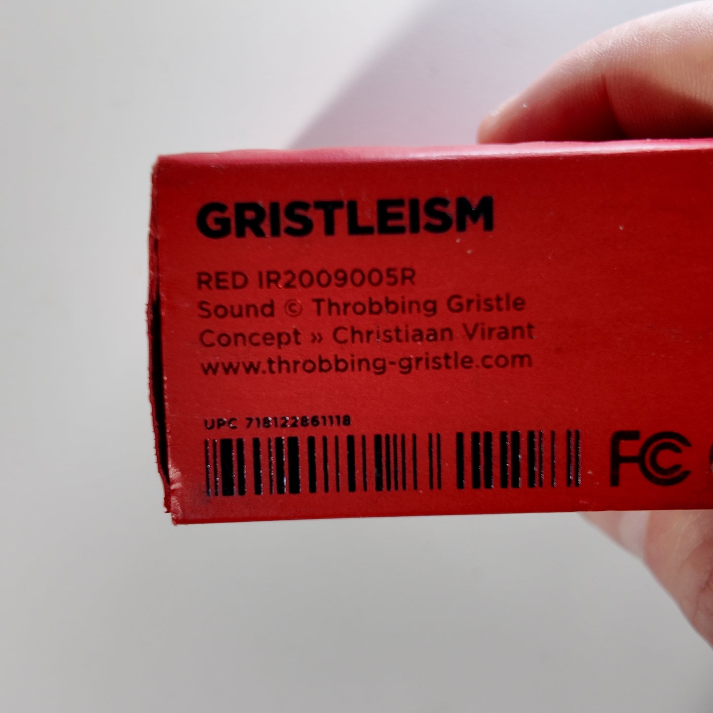 Rare Throbbing Gristle Buddah Box (Red version)