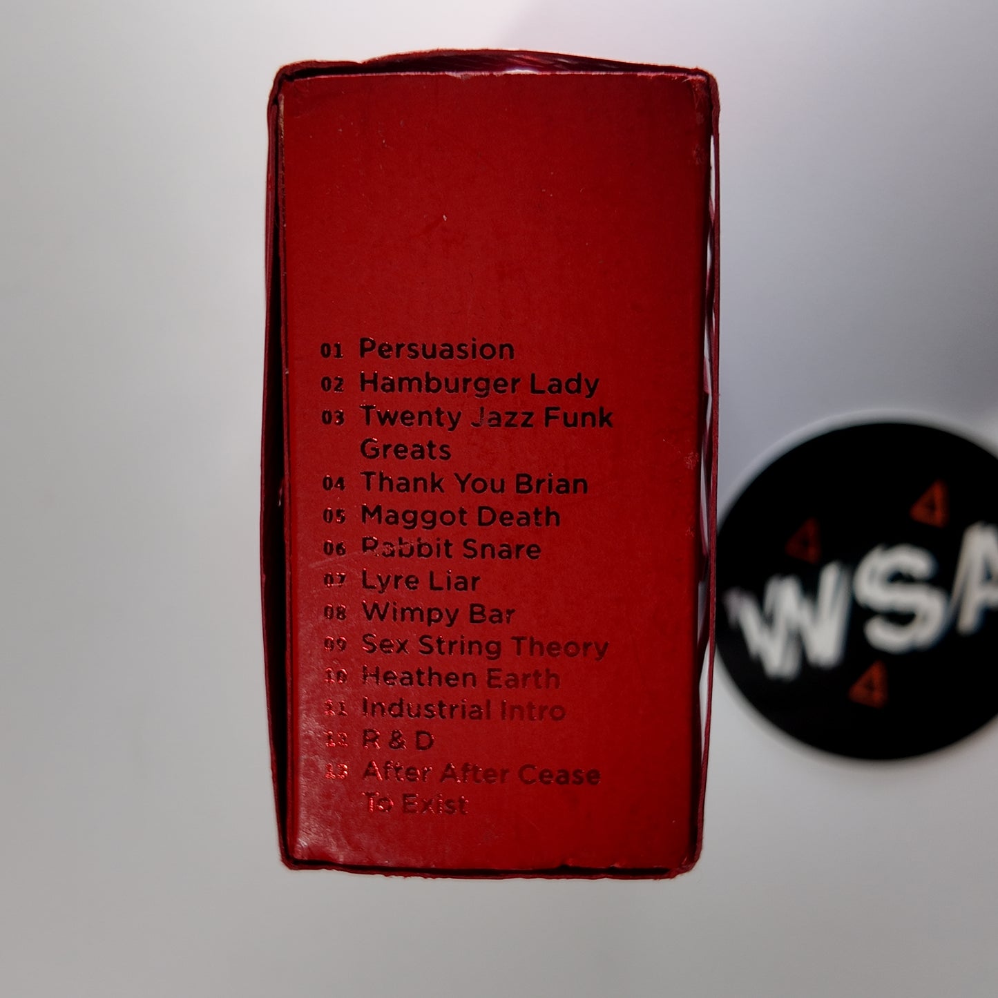 Rare Throbbing Gristle Buddah Box (Red version)