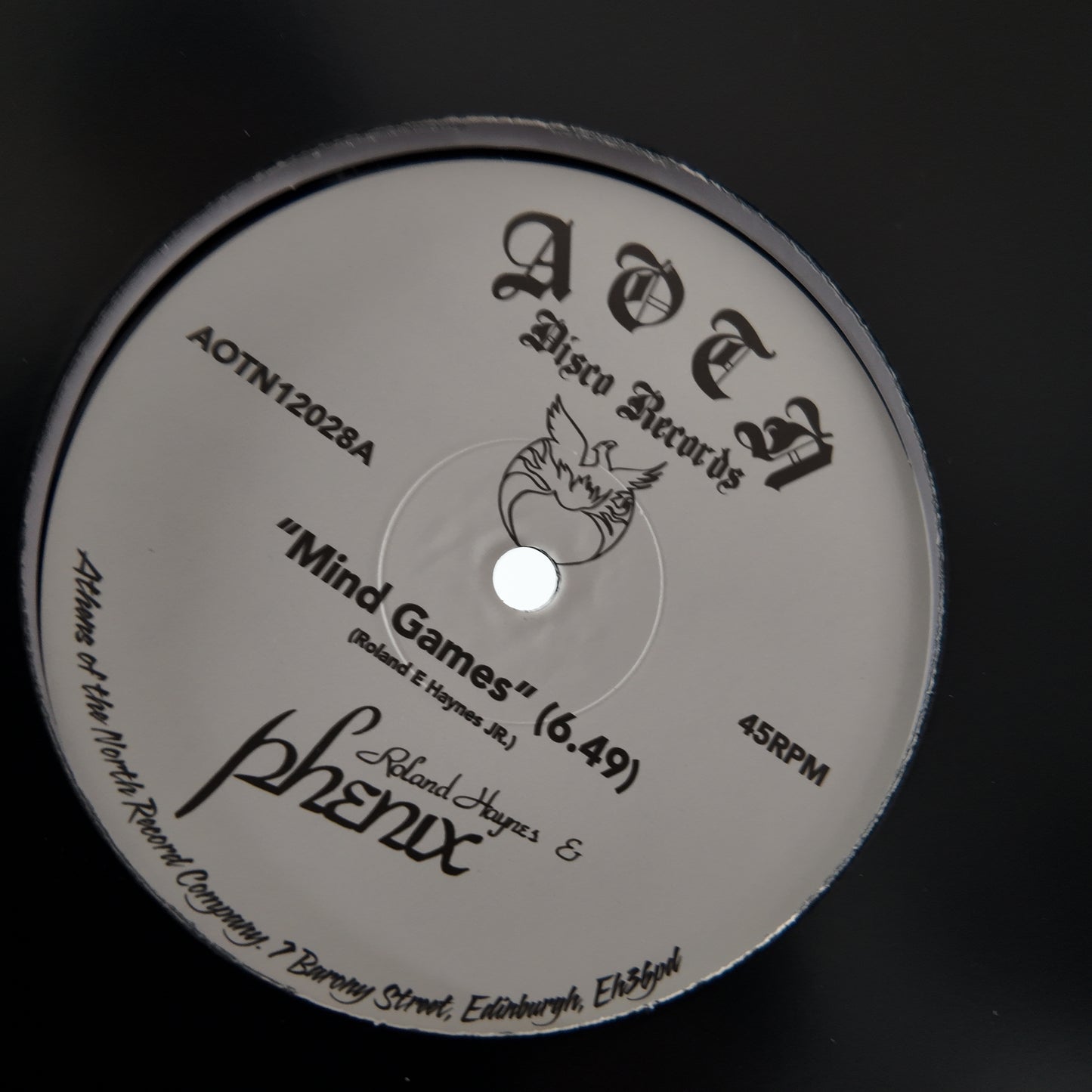 Roland Haynes jr & Phenix -  Mind Games 12 inch