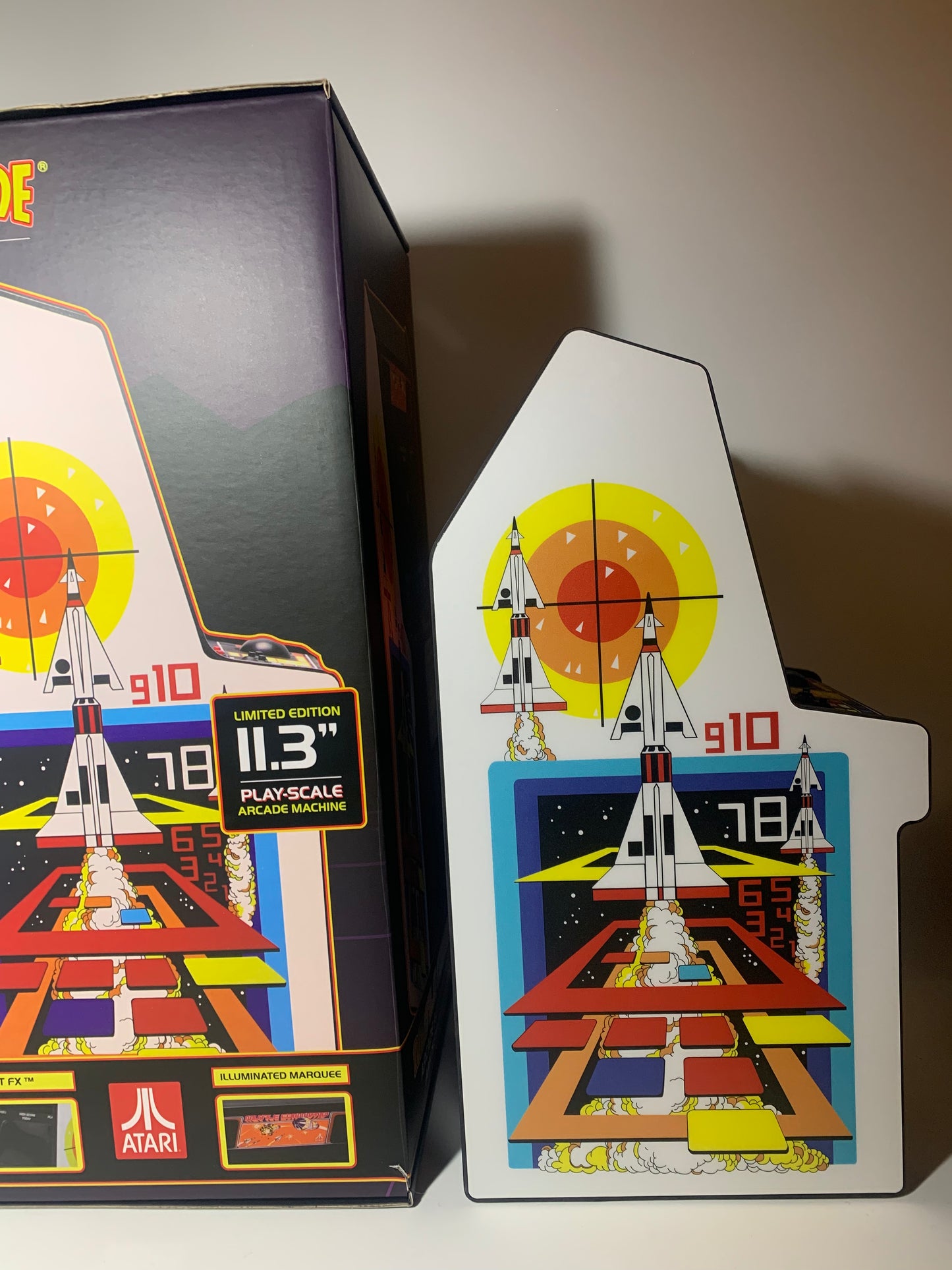 Replicade Missile Command 11.3" Playable Mini Arcade