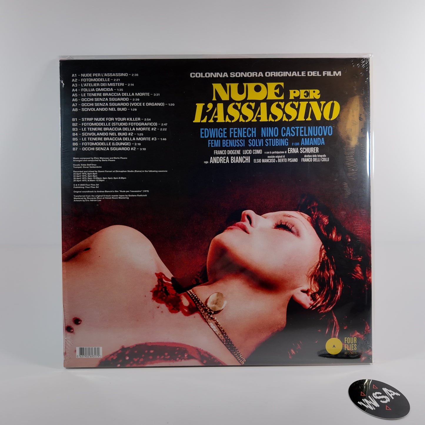 Nude Per L'Assassino OST LP