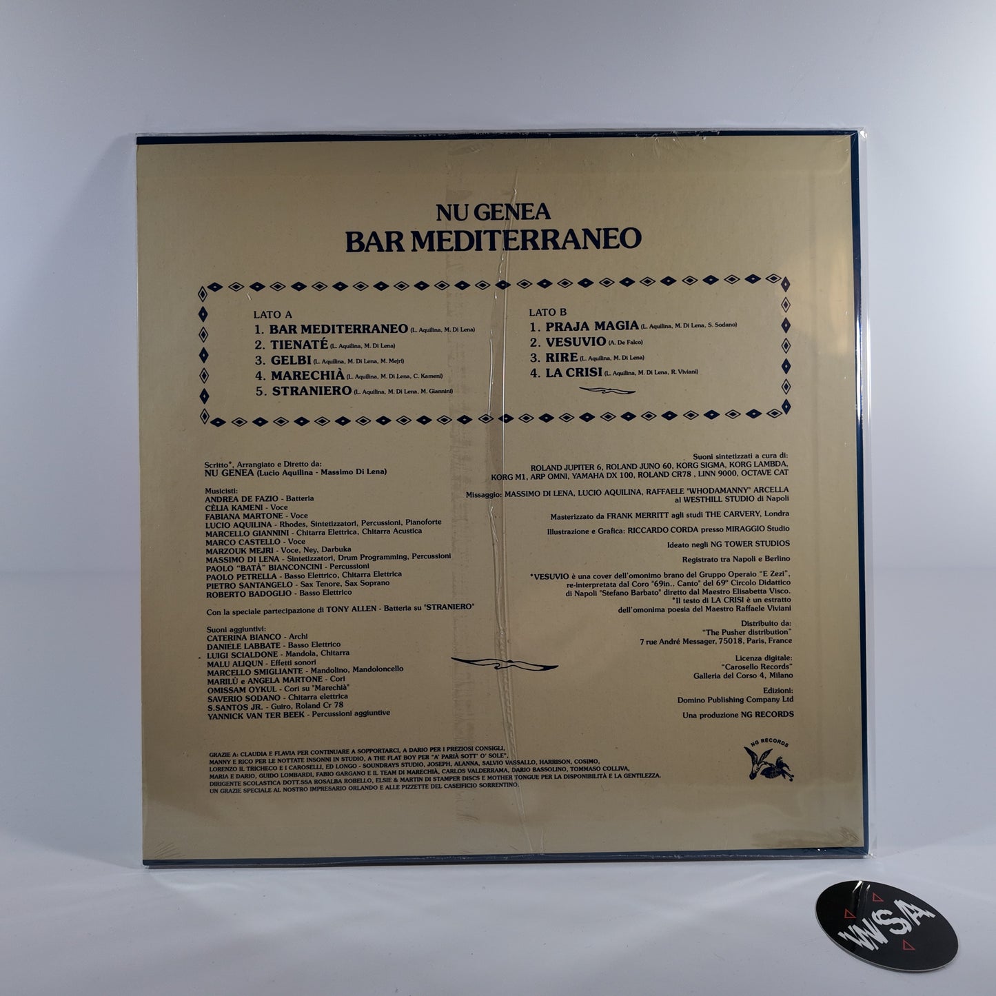 Nu Genea - Bar Mediterraneo LP