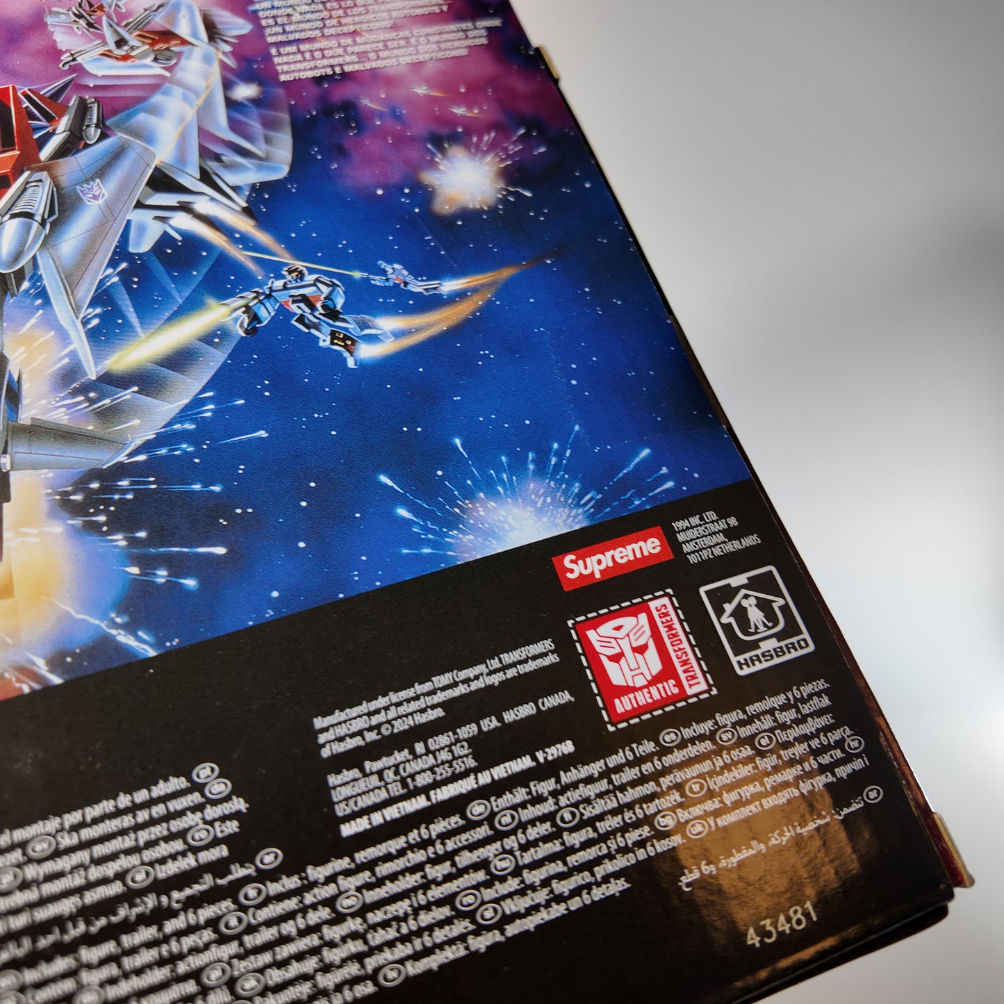 Supreme x Tranformers Optimus Prime