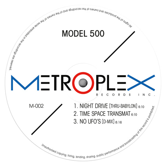 Model 500 - Night Drive (Thru-Babylon) (Remastered 2026 Edition) 12 inch